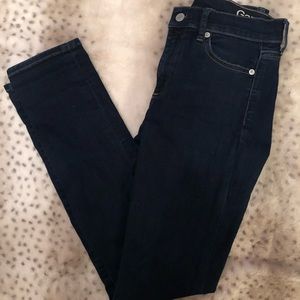 Gap “Resolution Slim Straight” 25r Dark Denim